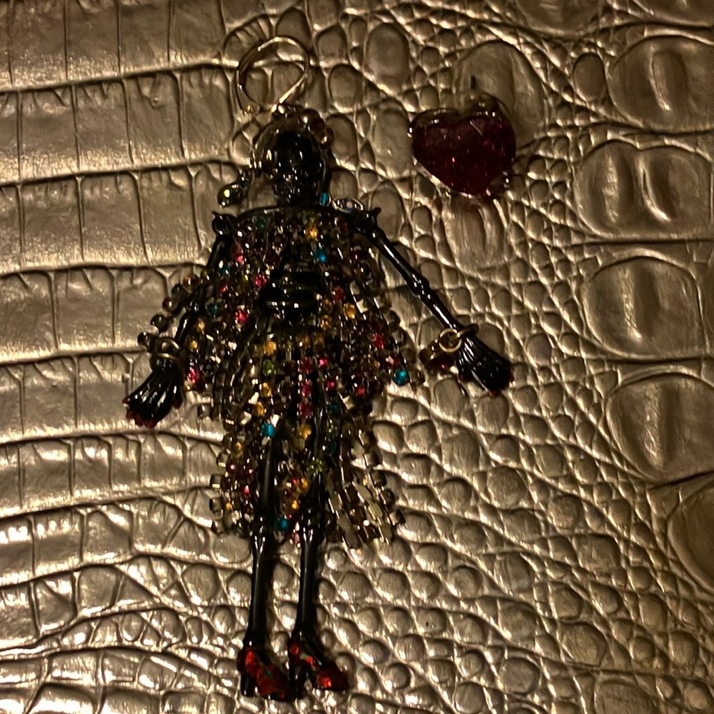 Beautiful skeleton Betsy Johnson earrings.
